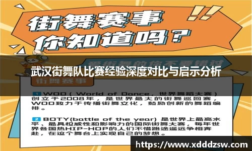 武汉街舞队比赛经验深度对比与启示分析